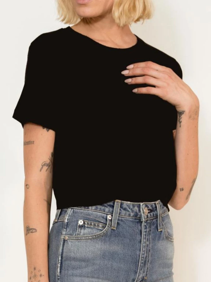 AMO Babe Tee - Black 7 AMO Babe Tee - Black