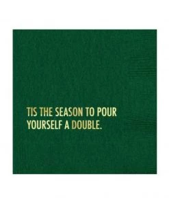 Pretty Alright Goods Pour A Double Holiday Napkin