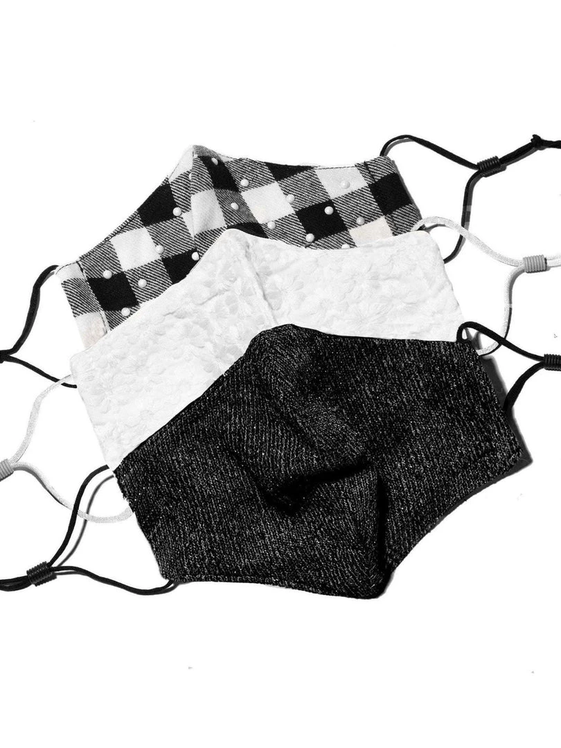 Lele Sadoughi Set Of 3 Snow Cap Face Masks 3 Lele Sadoughi Set Of 3 Snow Cap Face Masks