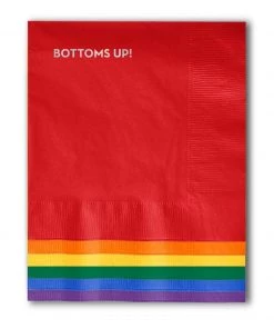 Sapling Press Bottoms Up Cocktail Napkins