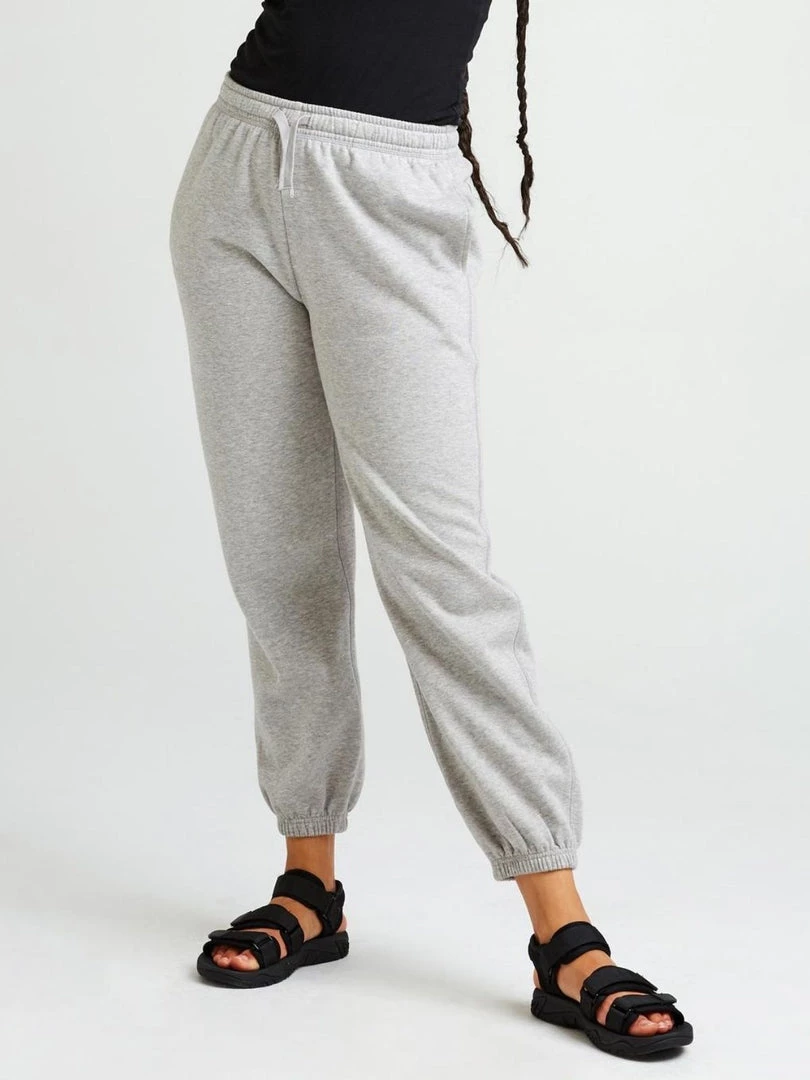 RicherPoorer Clothing Recycled Fleece Sweatpant - Heather Grey 3 RicherPoorer Clothing Recycled Fleece Sweatpant - Heather Grey