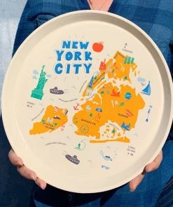 Maptote Home & Gift New York City Round Tray