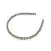 Lele Sadoughi Grey Pearl Strand Headband Accessories