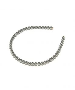 Lele Sadoughi Grey Pearl Strand Headband Accessories
