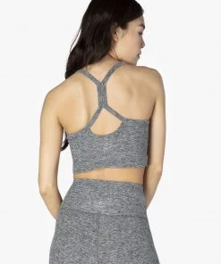 Beyond Yoga Spacedye Slim Racerback Cropped Tank - Black/White 9 Beyond Yoga Spacedye Slim Racerback Cropped Tank - Black/White