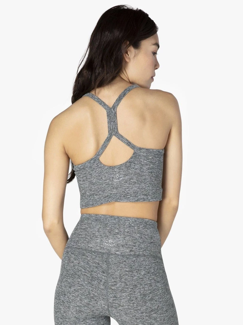 Beyond Yoga Spacedye Slim Racerback Cropped Tank - Black/White 6 Beyond Yoga Spacedye Slim Racerback Cropped Tank - Black/White