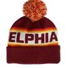 South Fellini Philadelphia Sunrise Maroon Beanie