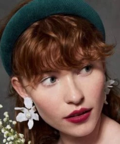 Lele Sadoughi Padded Headband - Green