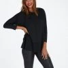 Spanx Perfect Length Top Dolman 3/4 Sleeve - Very Black Clothing 1 Spanx Perfect Length Top Dolman 3/4 Sleeve - Very Black Clothing