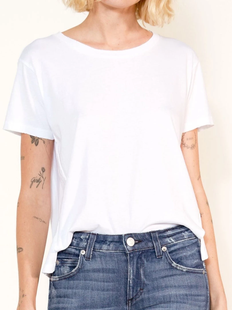 AMO Clothing Twist Tee - White 4 AMO Clothing Twist Tee - White