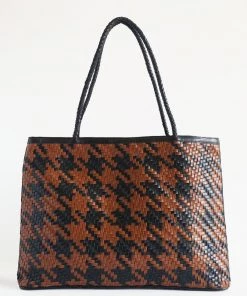Bembien Accessories Gabrielle Bag - Black/Brown Houndstooth