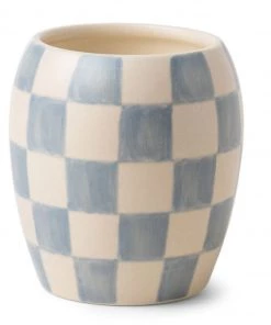 Paddywax Home & Gift Checkmate Candle - Cotton & Teak