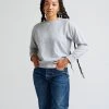 RicherPoorer Clothing Recycled Crew Sweatshirt - Heather Grey 1 RicherPoorer Clothing Recycled Crew Sweatshirt - Heather Grey