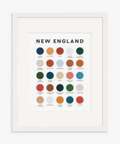 Lunch City Studio New England Color Palette Print Home & Gift
