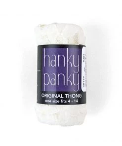 Hanky Panky Clothing Original Rise Thong - Marshmallow