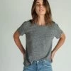 The Perfect White Tee Harley Boxy Crew - Heather Grey 2 The Perfect White Tee Harley Boxy Crew - Heather Grey