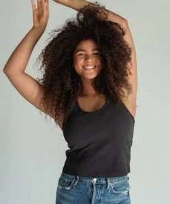 The Perfect White Tee Blondie Tank - Vintage Black Clothing