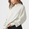 Joah Brown Oversized Turtleneck Sweatshirt Clothing
