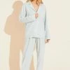 Eberjey Clothing Nautico Striped Long PJ Set 1 Eberjey Clothing Nautico Striped Long PJ Set