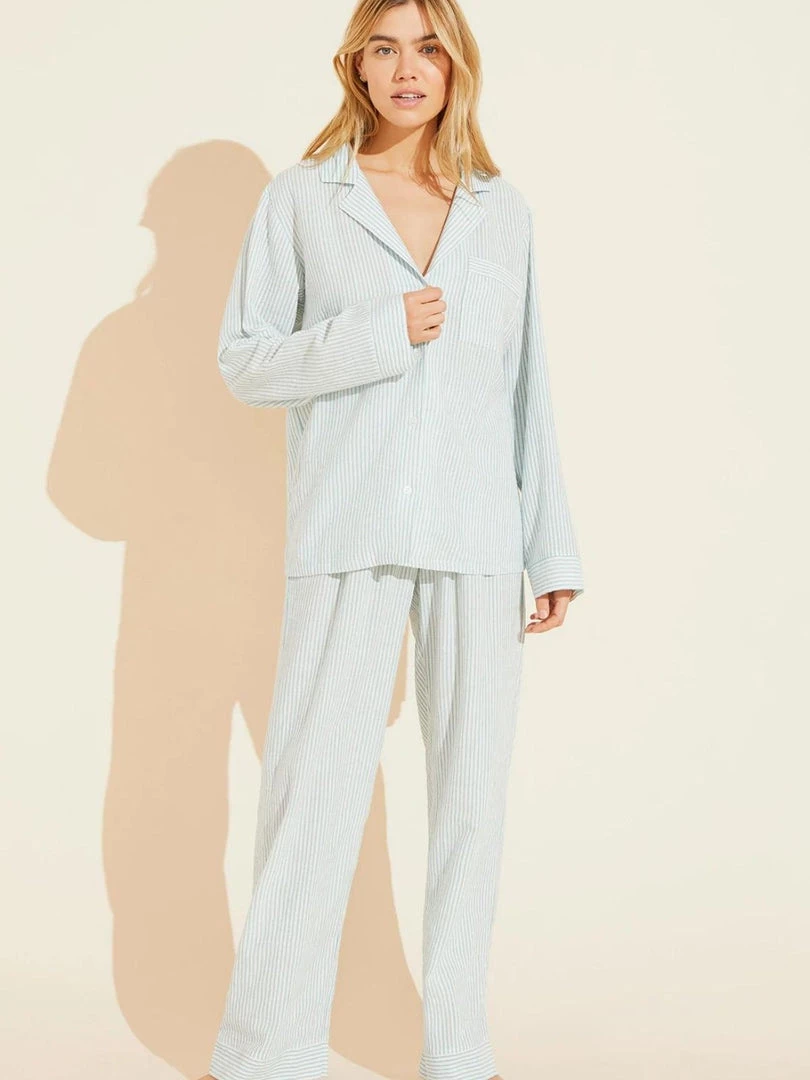 Eberjey Clothing Nautico Striped Long PJ Set 3 Eberjey Clothing Nautico Striped Long PJ Set