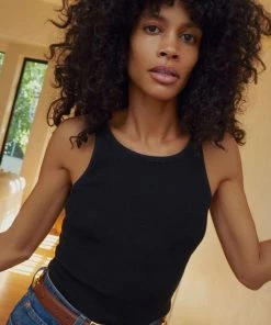 Nation LTD Clothing Birkin Tank-Jet Black