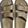 Freedom Moses Slides - Khaki 2 Freedom Moses Slides - Khaki