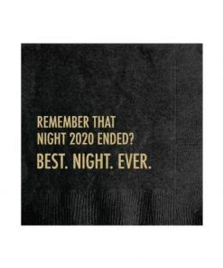 Pretty Alright Goods Night 2020 Ended Cocktail Napkins