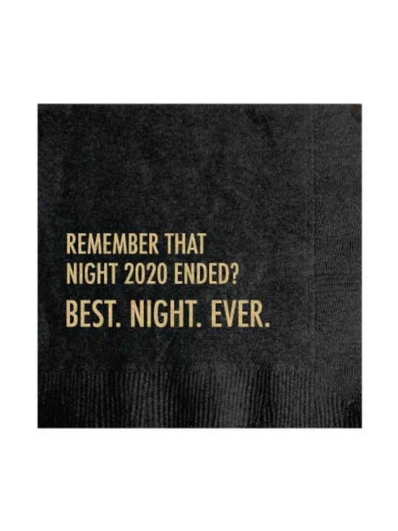 Pretty Alright Goods Night 2020 Ended Cocktail Napkins 3 Pretty Alright Goods Night 2020 Ended Cocktail Napkins