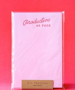 M.C. Pressure Productive AF Notepad