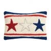 Peking Handicraft Home & Gift American Stars USA Hook Pillow