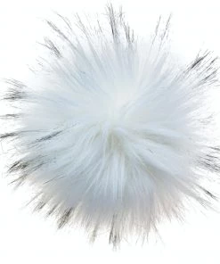 Sh*t That I Knit The Faux Fur Pom Pom - White
