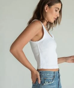 The Perfect White Tee Blondie Tank - White