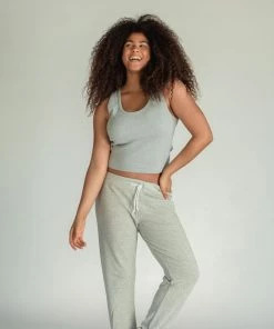 The Perfect White Tee Freddie Joggers - Heather Grey