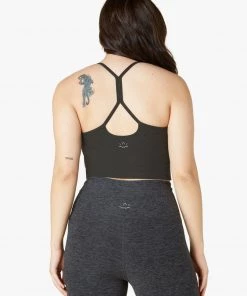 Beyond Yoga Spacedye Slim Racerback Cropped Tank - Black Clothing 9 Beyond Yoga Spacedye Slim Racerback Cropped Tank - Black Clothing