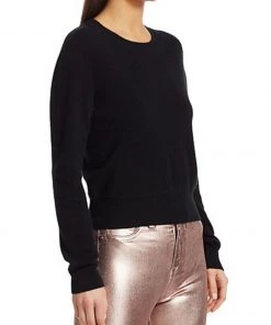 Naadam Long Sleeve Cropped Pullover