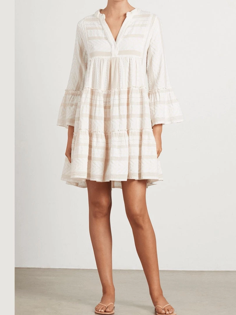 Devotion Twins Ella Dress - Ecru/Off White 4 Devotion Twins Ella Dress - Ecru/Off White