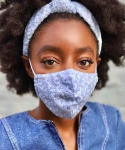 Lele Sadoughi Set Of 3 Face Masks - Golden Flower Accessories 13 Lele Sadoughi Set Of 3 Face Masks - Golden Flower Accessories