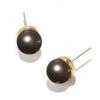 Lele Sadoughi Accessories Pearl Studs Blk