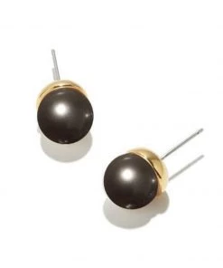 Lele Sadoughi Accessories Pearl Studs Blk