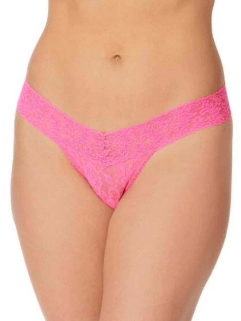 Hanky Panky Clothing Original Rise Thong - Fiesta Pink 4 Hanky Panky Clothing Original Rise Thong - Fiesta Pink