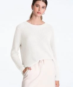 525 America The Emma Crewneck - Chalk Clothing