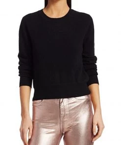 Naadam Long Sleeve Cropped Pullover