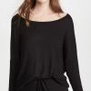 Eberjey Clothing Elon Ballet Top - Black