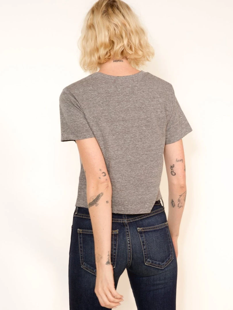 AMO Clothing Babe Tee - Heather Grey 4 AMO Clothing Babe Tee - Heather Grey