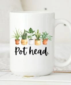 Sweet Mint Pot Head Mug Home & Gift