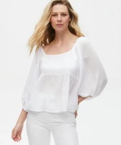 Michael Stars Patsy Square Neck Tee Clothing