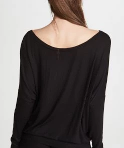 Eberjey Clothing Elon Ballet Top - Black