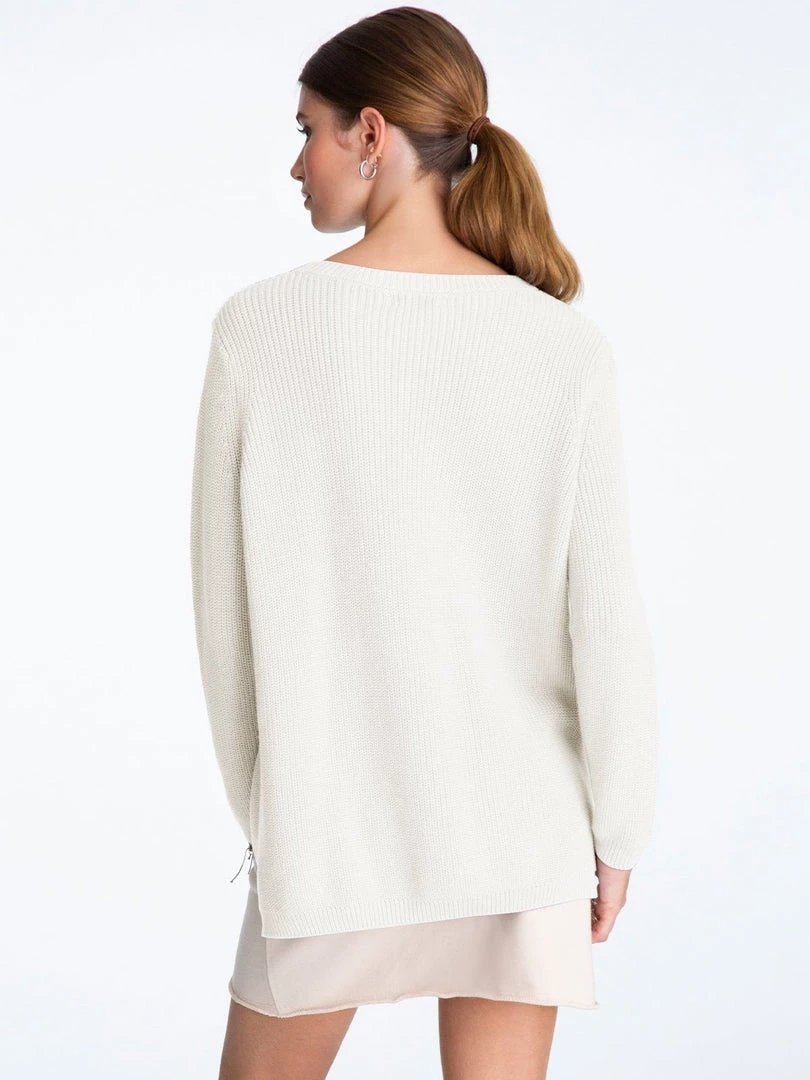 525 America The Emma Crewneck - Chalk Clothing 4 525 America The Emma Crewneck - Chalk Clothing
