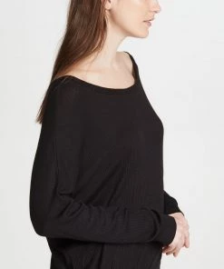 Eberjey Clothing Elon Ballet Top - Black