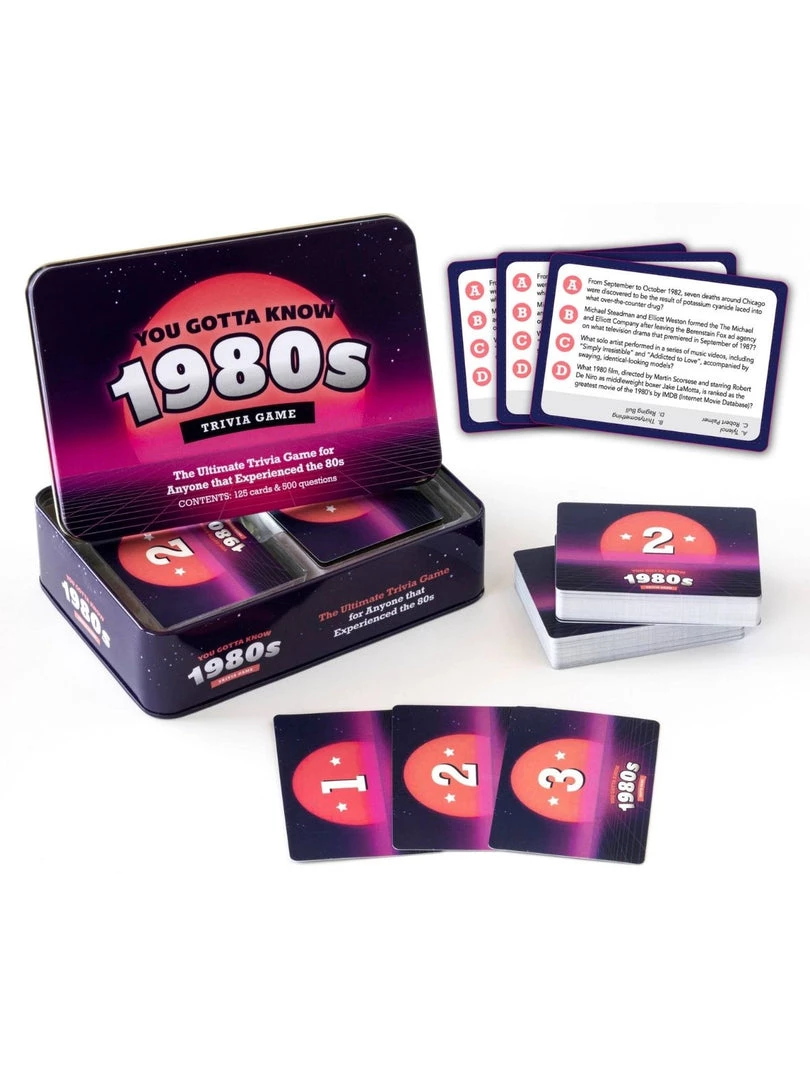 You Gotta Know Games Home & Gift You Gotta Know 1980s - Trivia Game 3 You Gotta Know Games Home & Gift You Gotta Know 1980s - Trivia Game